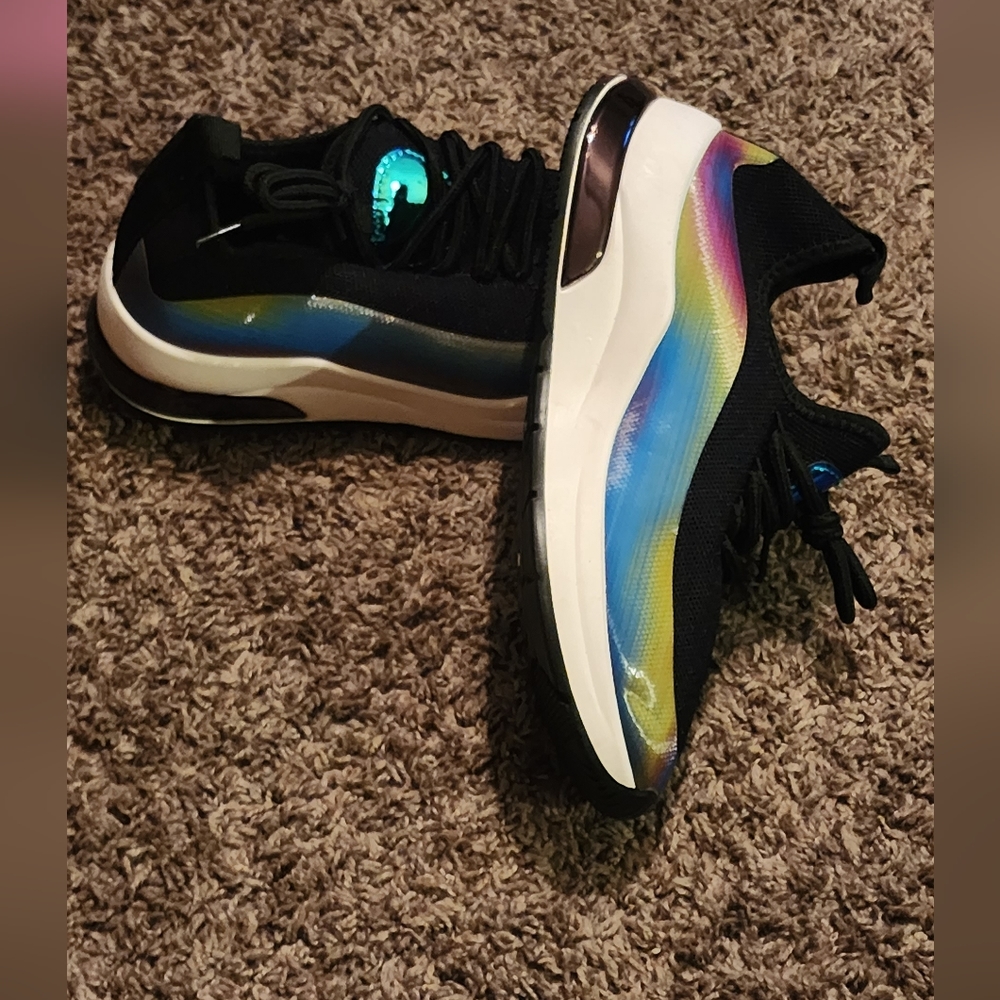 COPY - Metallic rainbow sneakers
